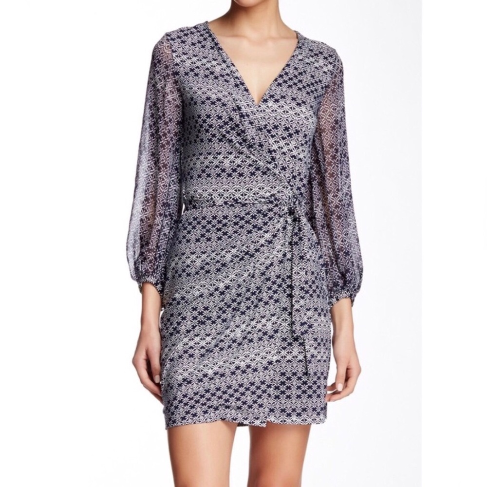 DVF Wrap Dress | model name: SIGOURNEY